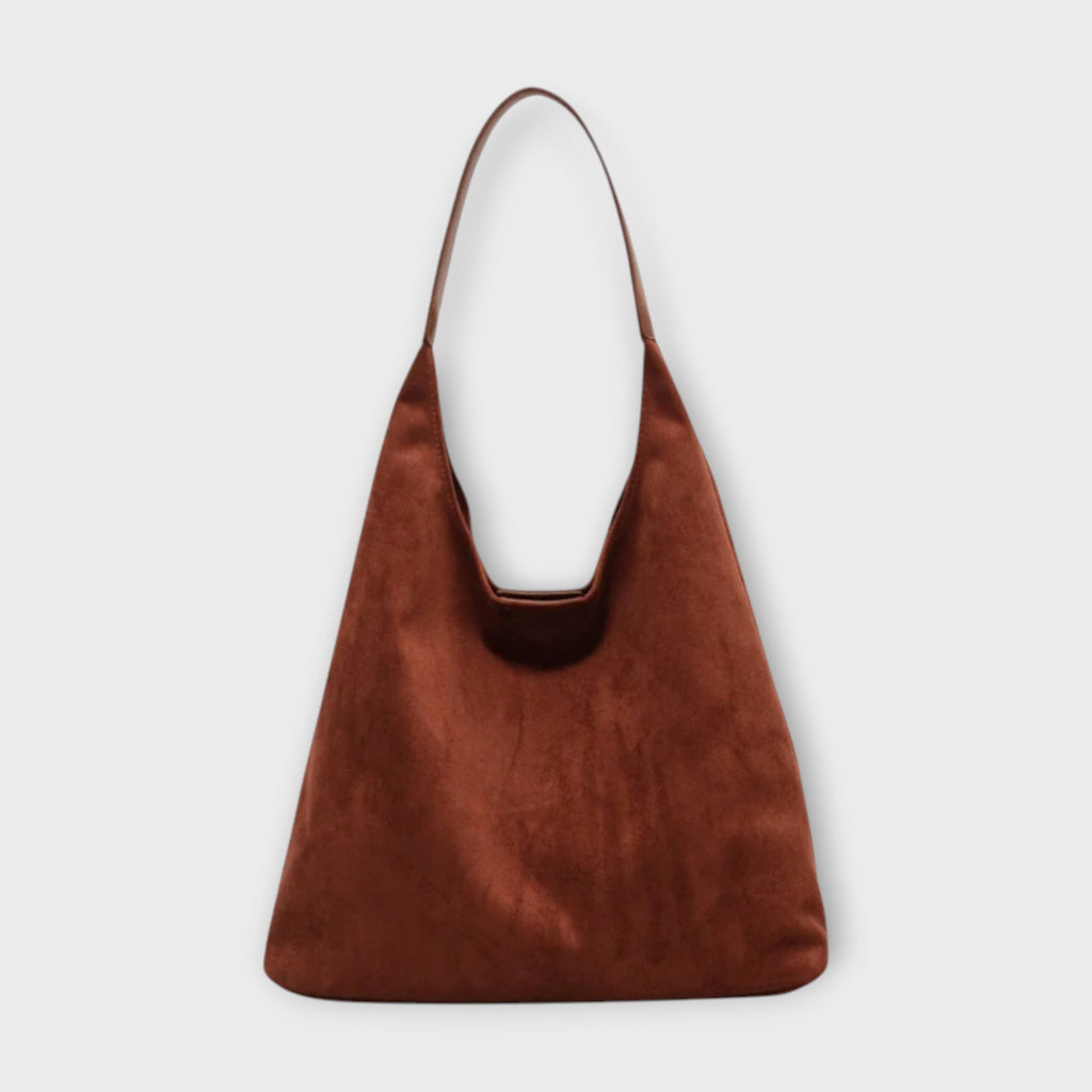 Women’s Minimalist Shoulder Bag - Effortless Everyday Carry Coffee Brown