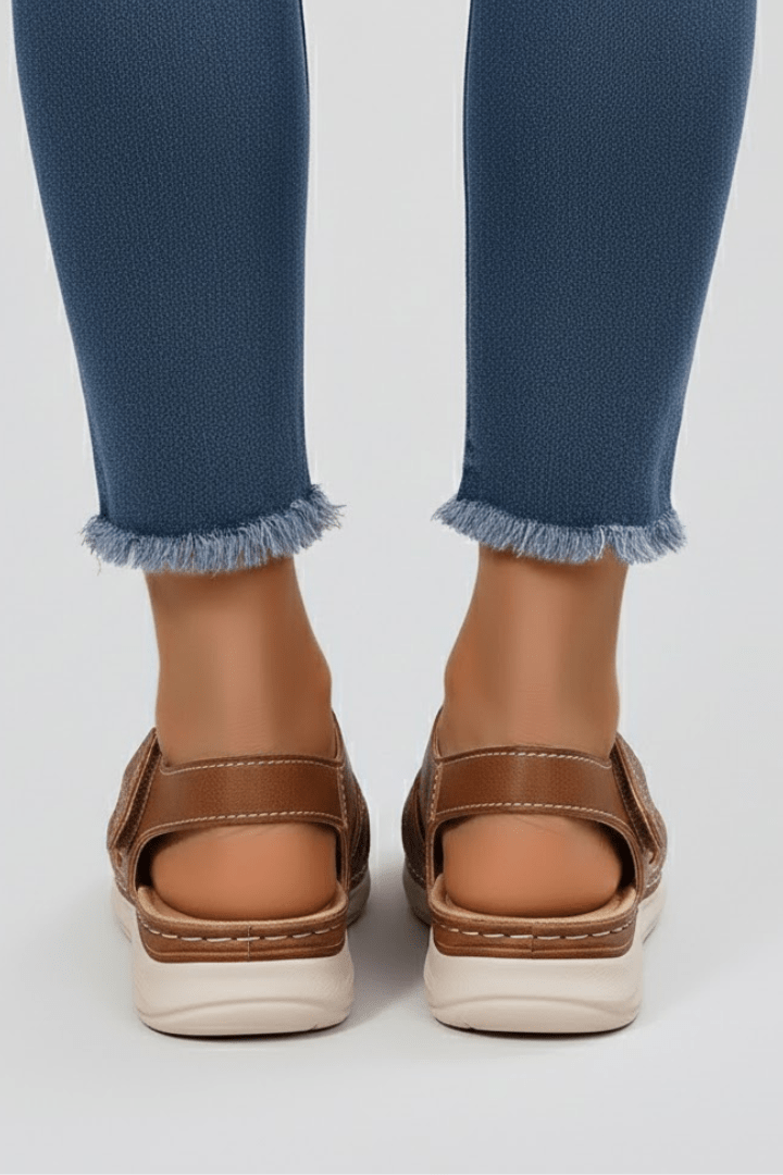 Women’s Comfortable Open Toe Strap Sandals for Summer Style