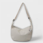 Women’s Elegant Curved Shoulder Bag for Summer Styling Beige