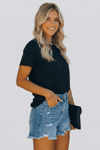 Women’s Casual Frayed Hem Shorts for Effortless Summer Style