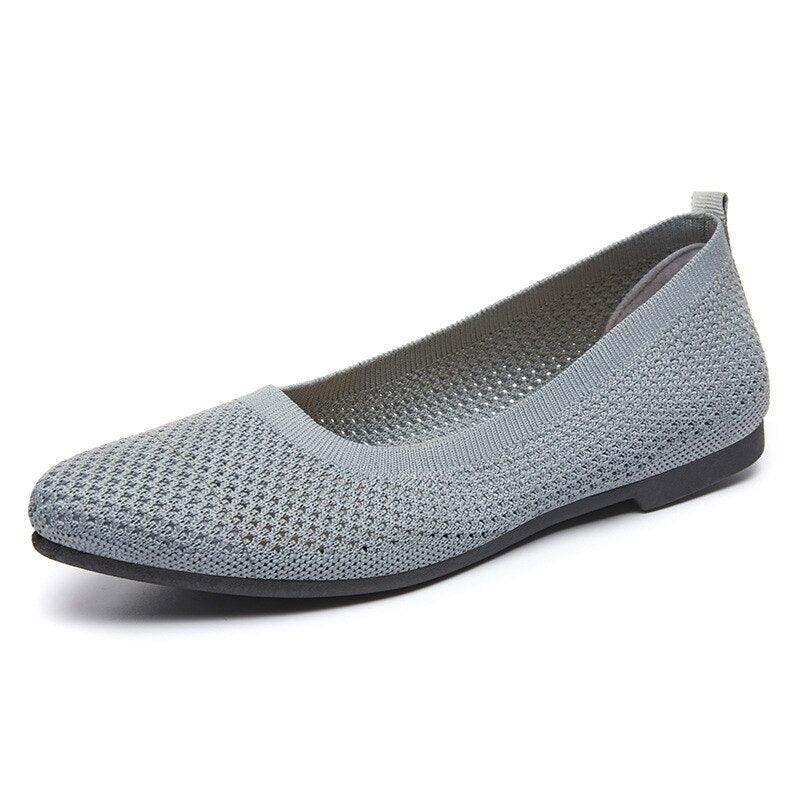 Women’s Orthopedic Ballerinas - Everyday Footwear Gray