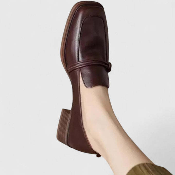 Women’s Classic Slip-On Comfortable Loafers for Everyday Wear Brown