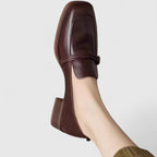 Women’s Classic Slip-On Comfortable Loafers for Everyday Wear Brown