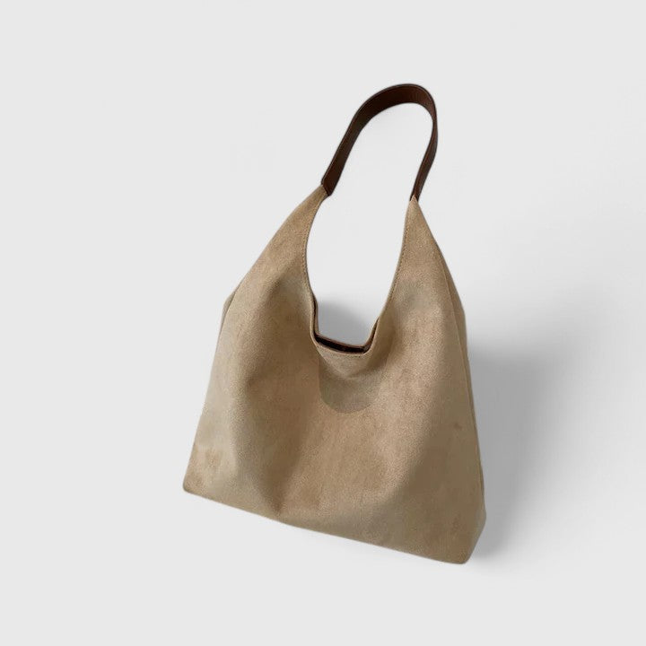 Women’s Minimalist Everyday Shoulder Bag for Effortless Style Beige
