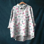 Women’s Oversized Casual Shirt – Versatile Everyday Top White