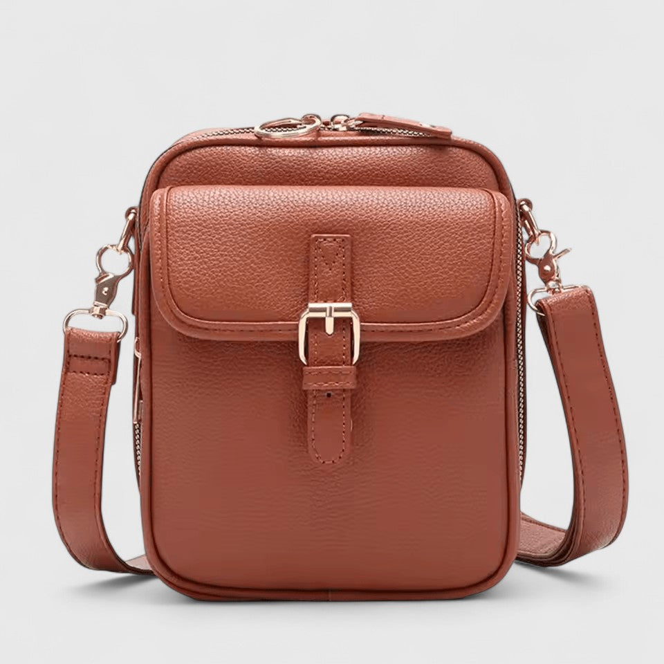 Women’s Compact Utility Everyday Shoulder Bag Brown