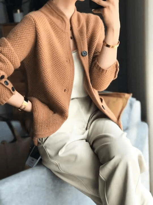 Women’s Classic Button Front Cardigan - Warm Everyday Outerwear