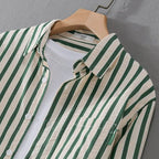 Men’s Classic Striped Button-Down Shirt – Effortless Everyday Style