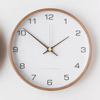 Timeless Luxury Wall Clock for Minimal Home Interiors Decor White