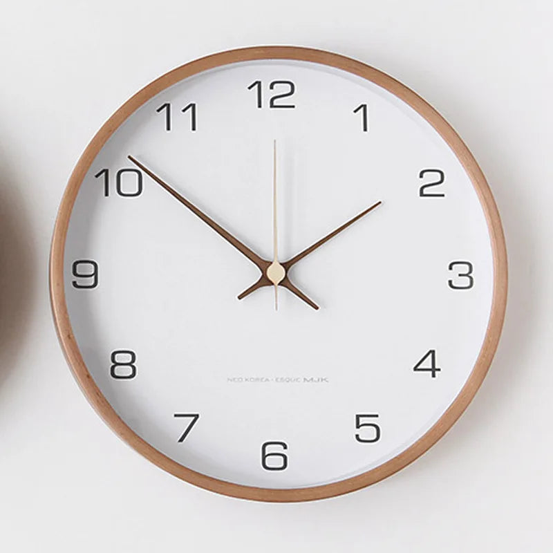 Timeless Luxury Wall Clock for Minimal Home Interiors Decor White