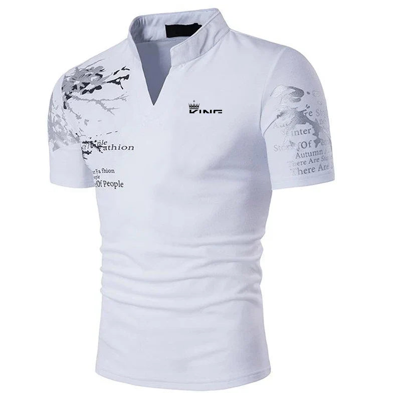 Men’s Comfortable Breathable Polo Shirt White