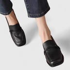 Women’s Classic Slip-On Comfortable Loafers for Everyday Wear Black