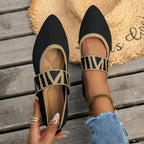 Women’s Elegant Ballerina Style Shoe Black