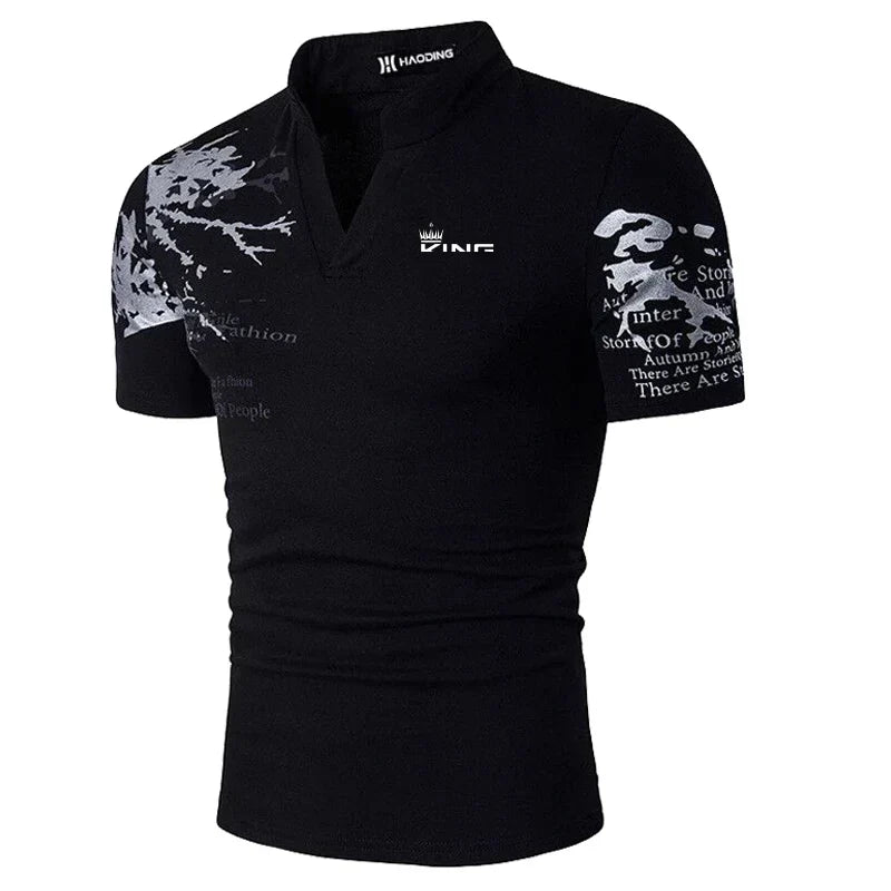 Men’s Comfortable Breathable Polo Shirt Black