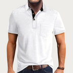 Men’s Classic Polo Shirt - Soft and Breathable Everyday Top White
