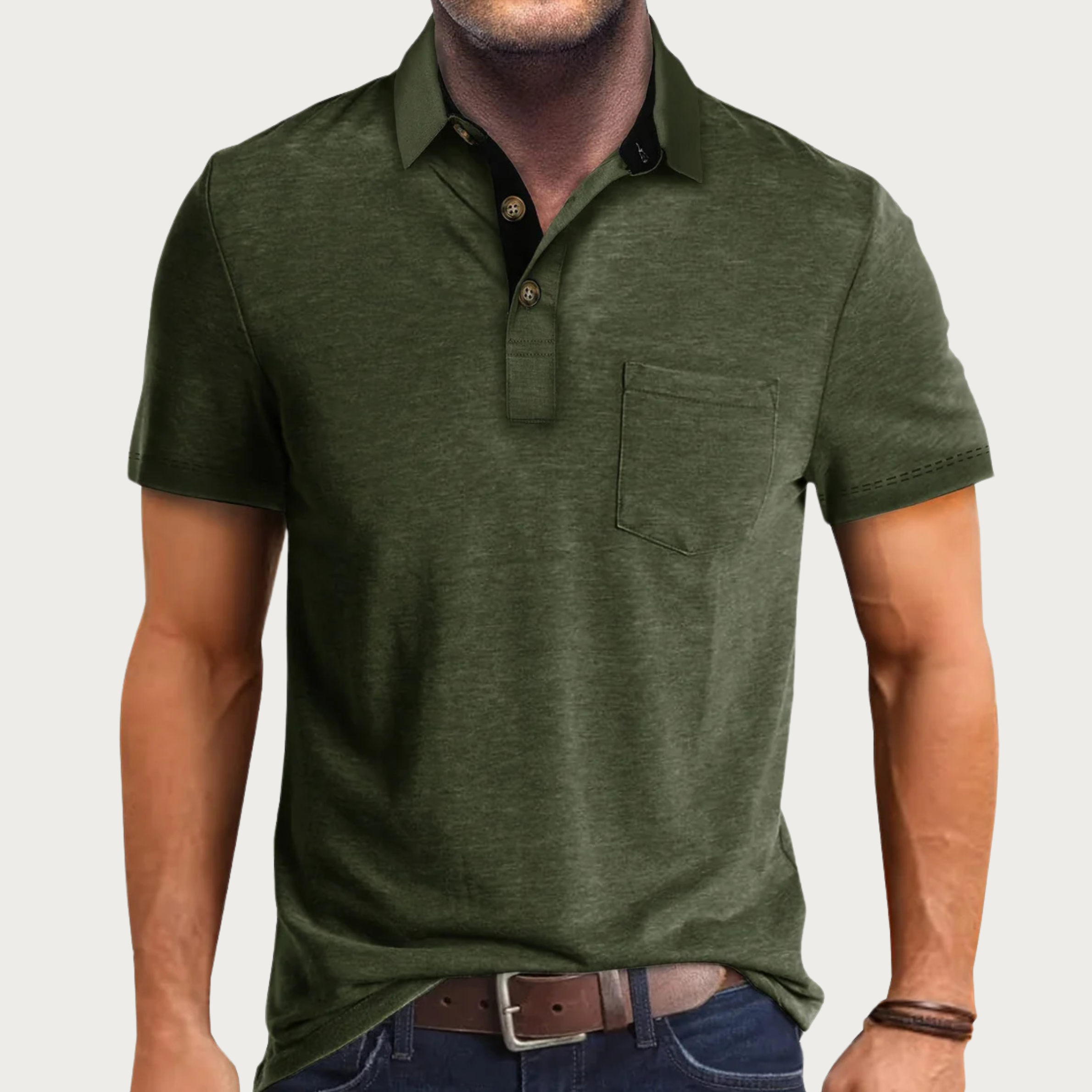 Men’s Classic Polo Shirt - Soft and Breathable Everyday Top Green