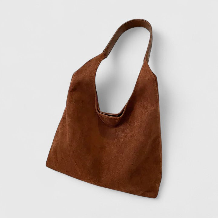 Women’s Minimalist Everyday Shoulder Bag for Effortless Style Chestnut Brown