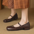 Women’s Classic Ballerina Flats with Strap for Everyday Wear