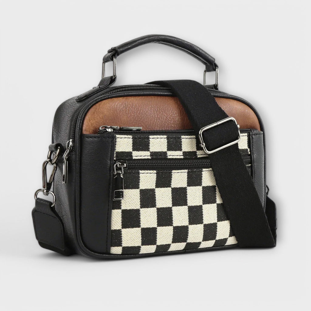 Women’s Trendy Crossbody Shoulder Bag with Adjustable Strap Black