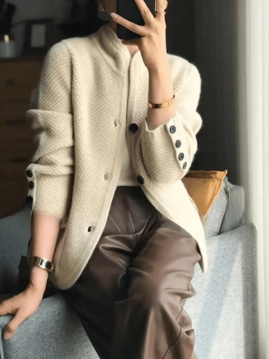 Women’s Classic Button Front Cardigan - Warm Everyday Outerwear