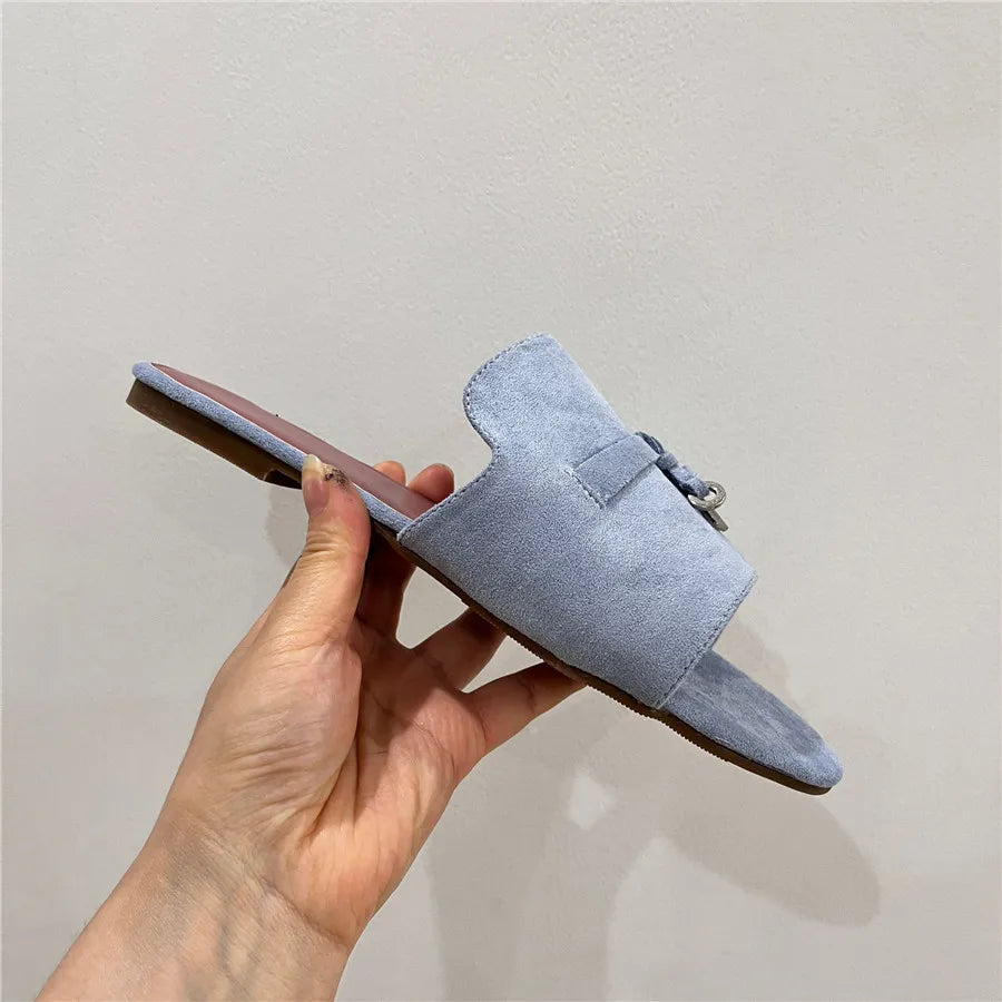 Women’s Elegant Flat Mules – Everyday Footwear