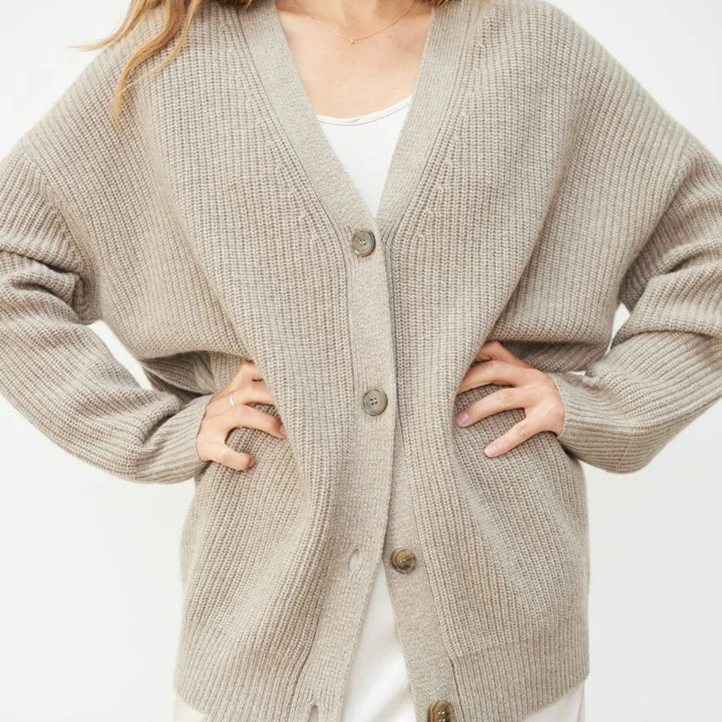 Women’s Classic Knit Button Cardigan for Everyday Layering