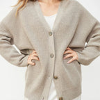 Women’s Classic Knit Button Cardigan for Everyday Layering