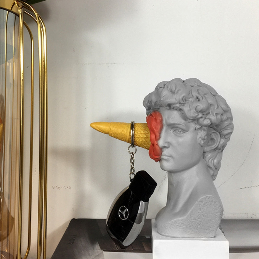 David Figurine Modern Sculpture Art Ornament Nordic Style