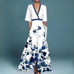 Women’s Flowy Floral Maxi Dress – Relaxed Summer Dress