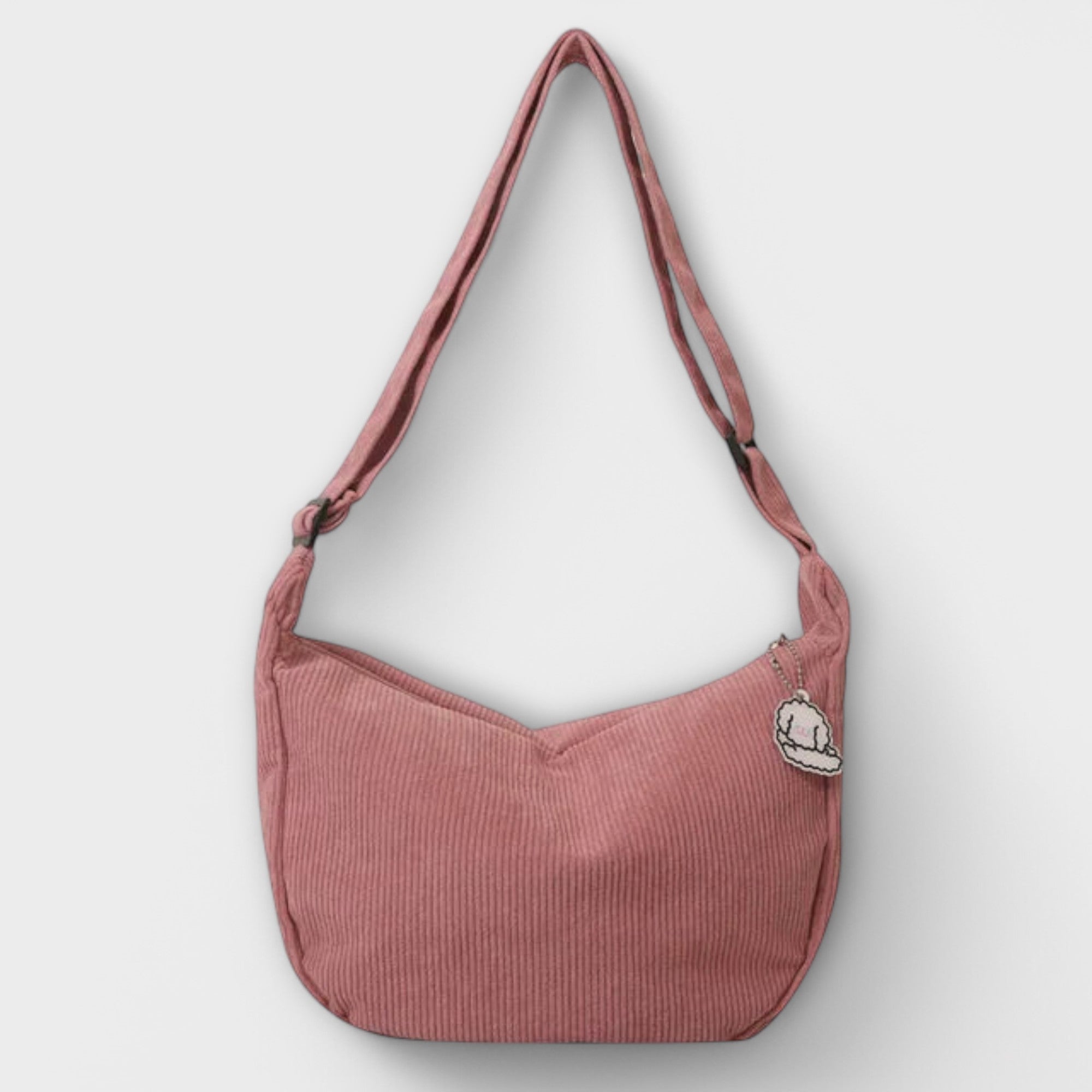 Women’s Elegant Curved Shoulder Bag for Summer Styling Pink