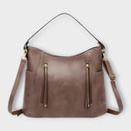 Women’s Versatile Everyday Shoulder Bag - Polished Summer Style Light Gray