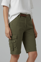 Women’s Utility Pocket Cargo Shorts for Everyday Summer Style