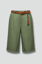 Women’s High Waist Tailored Casual Cuffed Shorts for Summer