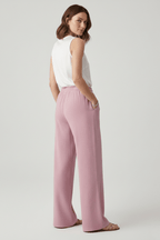 Women’s Relaxed Casual Palazzo Trousers with Drawstring Waist