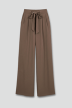 Women’s Wide-Leg Drawstring Waist Palazzo Trousers – Relaxed Summer Style