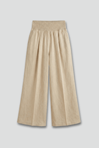 Women’s High Waist Palazzo Trousers with Pleats for Summer Style