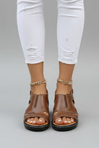 Women’s Comfortable Platform Open Toe Cutout Sandals