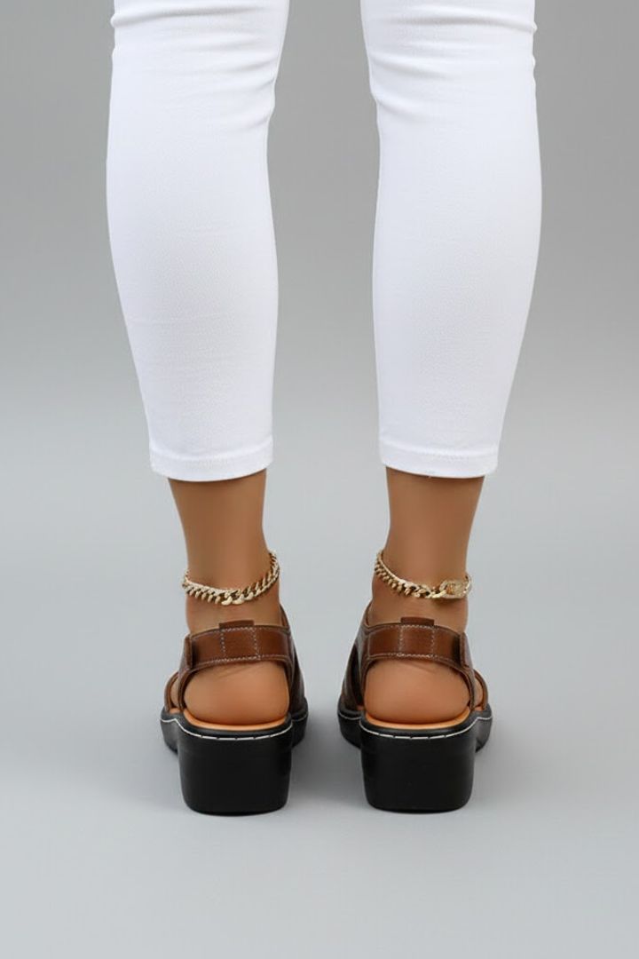 Women’s Comfortable Platform Open Toe Cutout Sandals