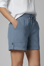Women’s Casual Drawstring Pocket Shorts for Summer Comfort