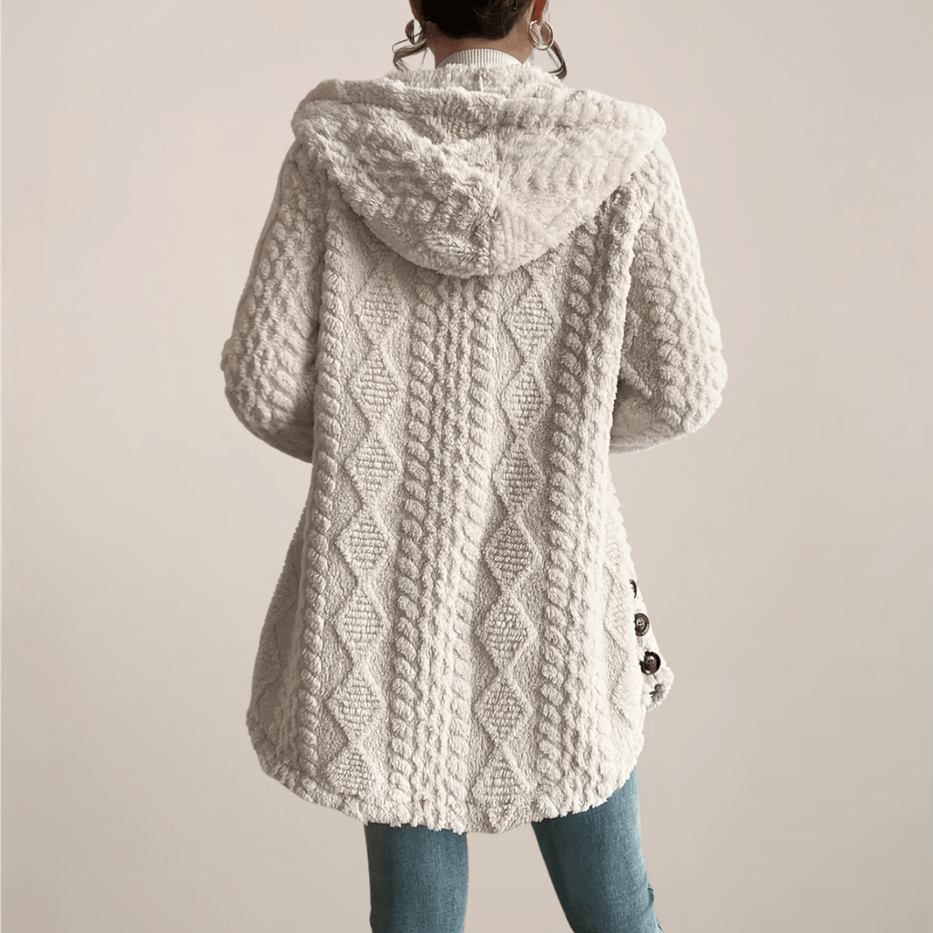 Women’s Hooded Textured Cardigan for Spring and Summer Layering