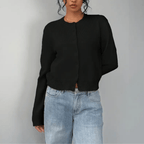 Women’s Cropped Button Cardigan - Effortless Spring Layering
