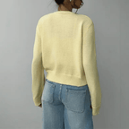 Women’s Cropped Button Cardigan - Effortless Spring Layering