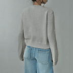 Women’s Cropped Button Cardigan - Effortless Spring Layering