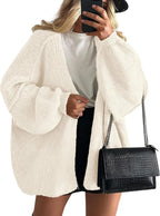 Women’s Relaxed Knit Cardigan for Spring and Summer Layering White