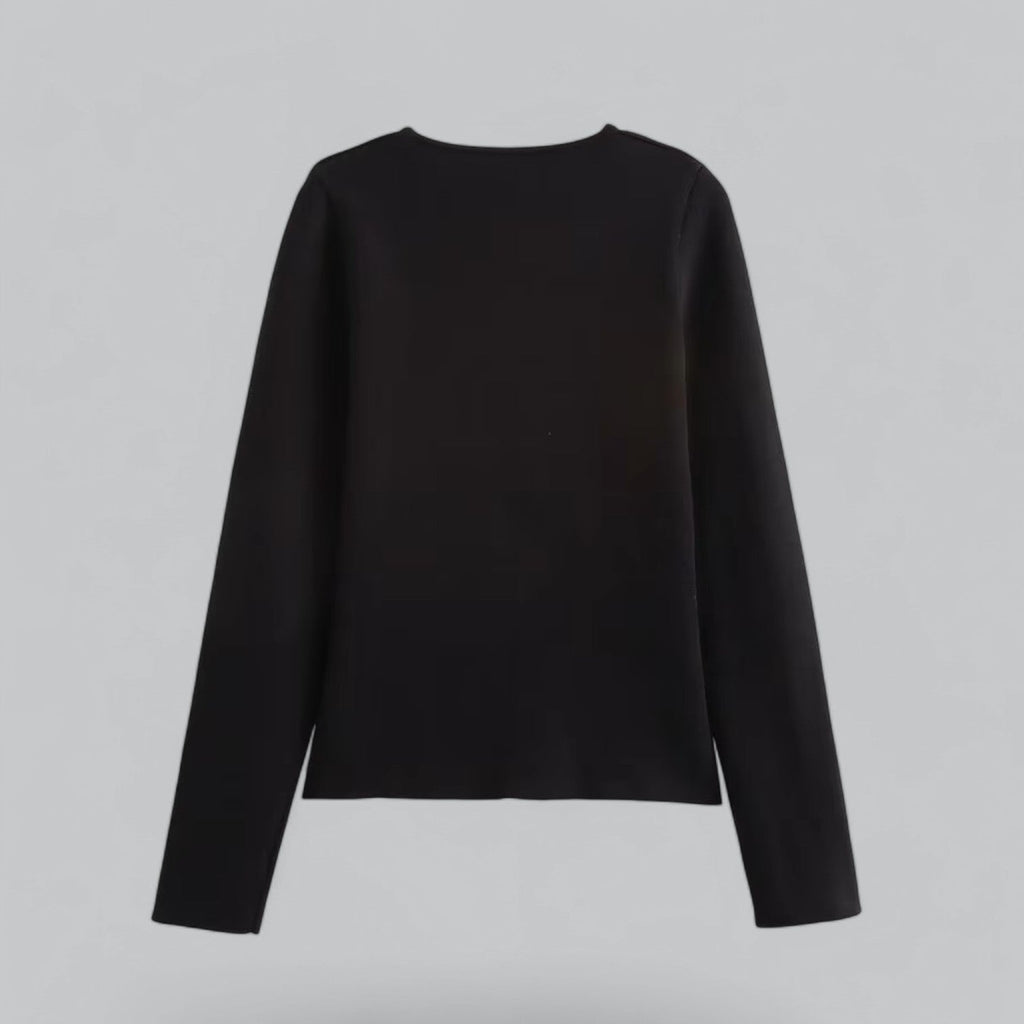 Women’s Minimal Button Cardigan for Everyday Layering