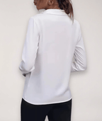 Women’s Elegant Tailored Button-Up Work Blouse