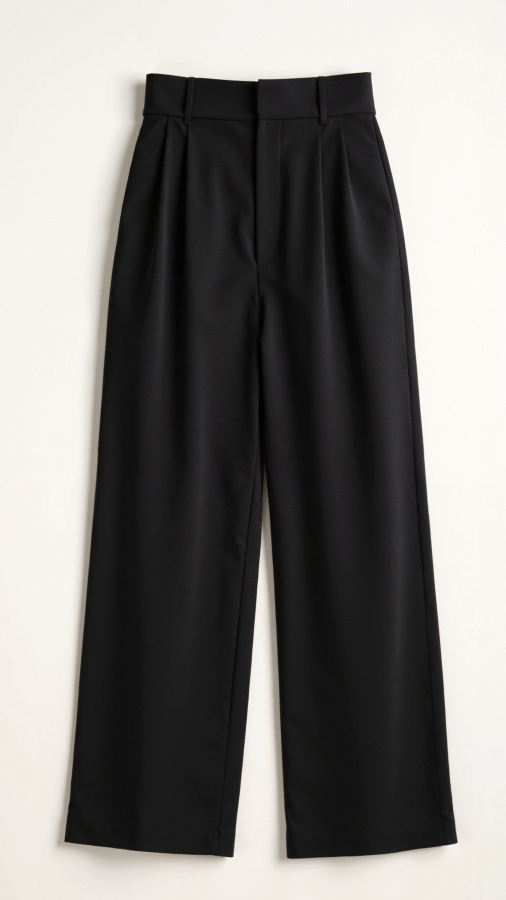 Women’s High Waisted Wide Leg Trousers for Effortless Summer Style Black