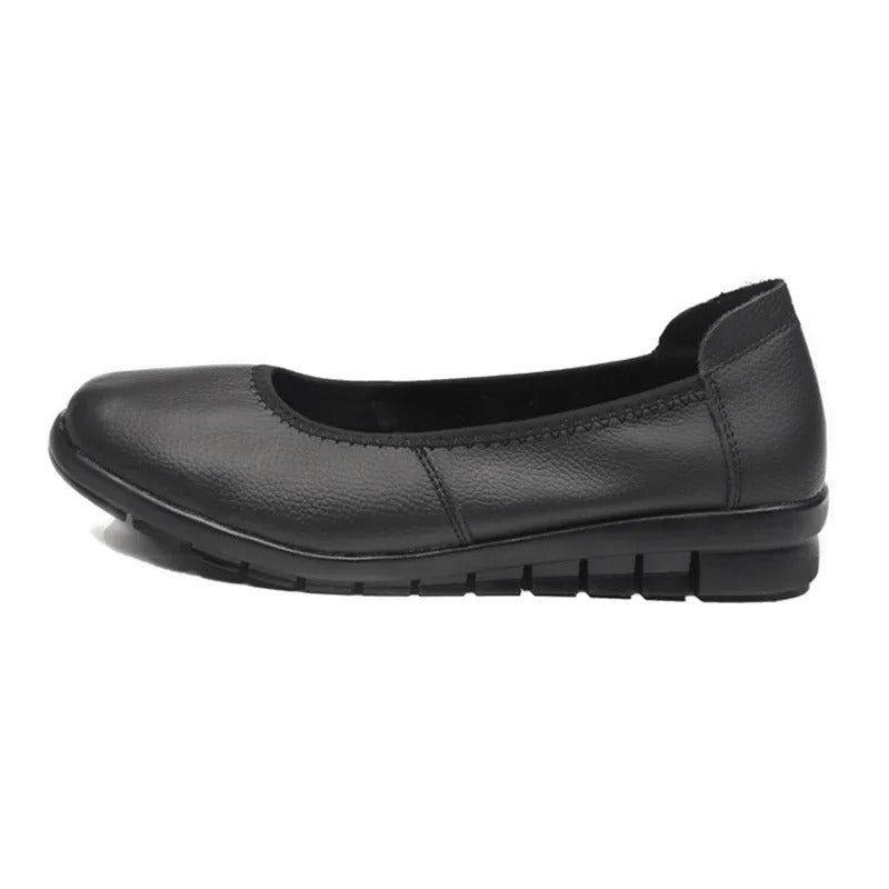 Women’s Comfortable Ballerina Shoes with Modern Soles Black