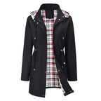 Women’s Modern Adjustable Trench Coat Black