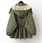 Women’s Elegant Autumn Windproof Raincoat